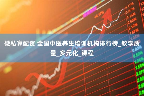 微私寡配资 全国中医养生培训机构排行榜_教学质量_多元化_课程
